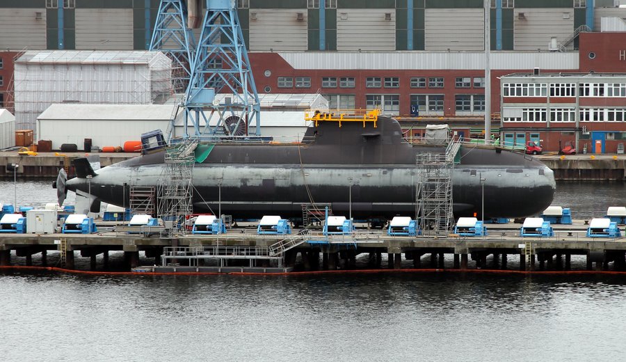 U212CD: Norwegisches Erstboot wird in Kiel auf Kiel gelegt